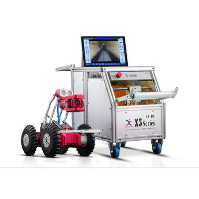 ποιότητας  Vandal Proof Robotic CCTV Rainfall Inspection Camera with 300m Electrical Cable Reel εργοστάσιο